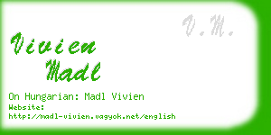 vivien madl business card